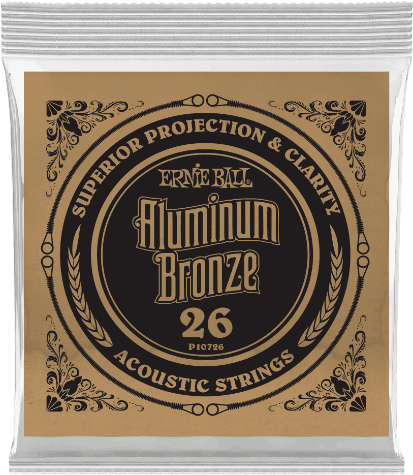 .026 ALUMINUM BRONZE WOUND ACOUSTIC GUITAR STRINGS