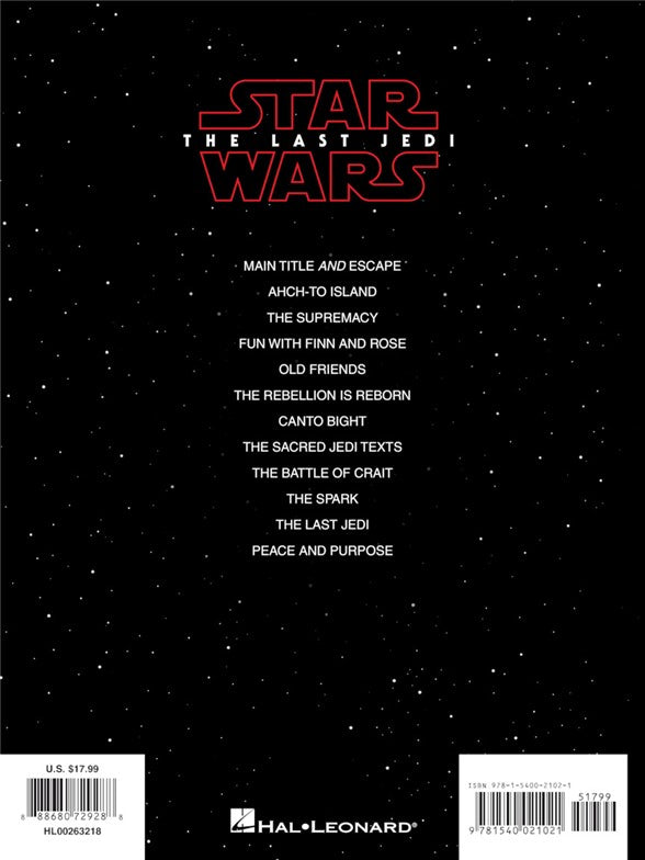 John Williams - Star Wars The Last Jedi - Piano Solo