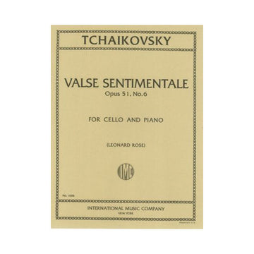 Tchaïkovski - Valse Sentimentale Op.51 No.6 - Violoncelle et Piano