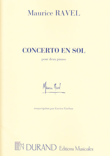 Ravel Maurice - Concerto En Sol - 2 Pianos