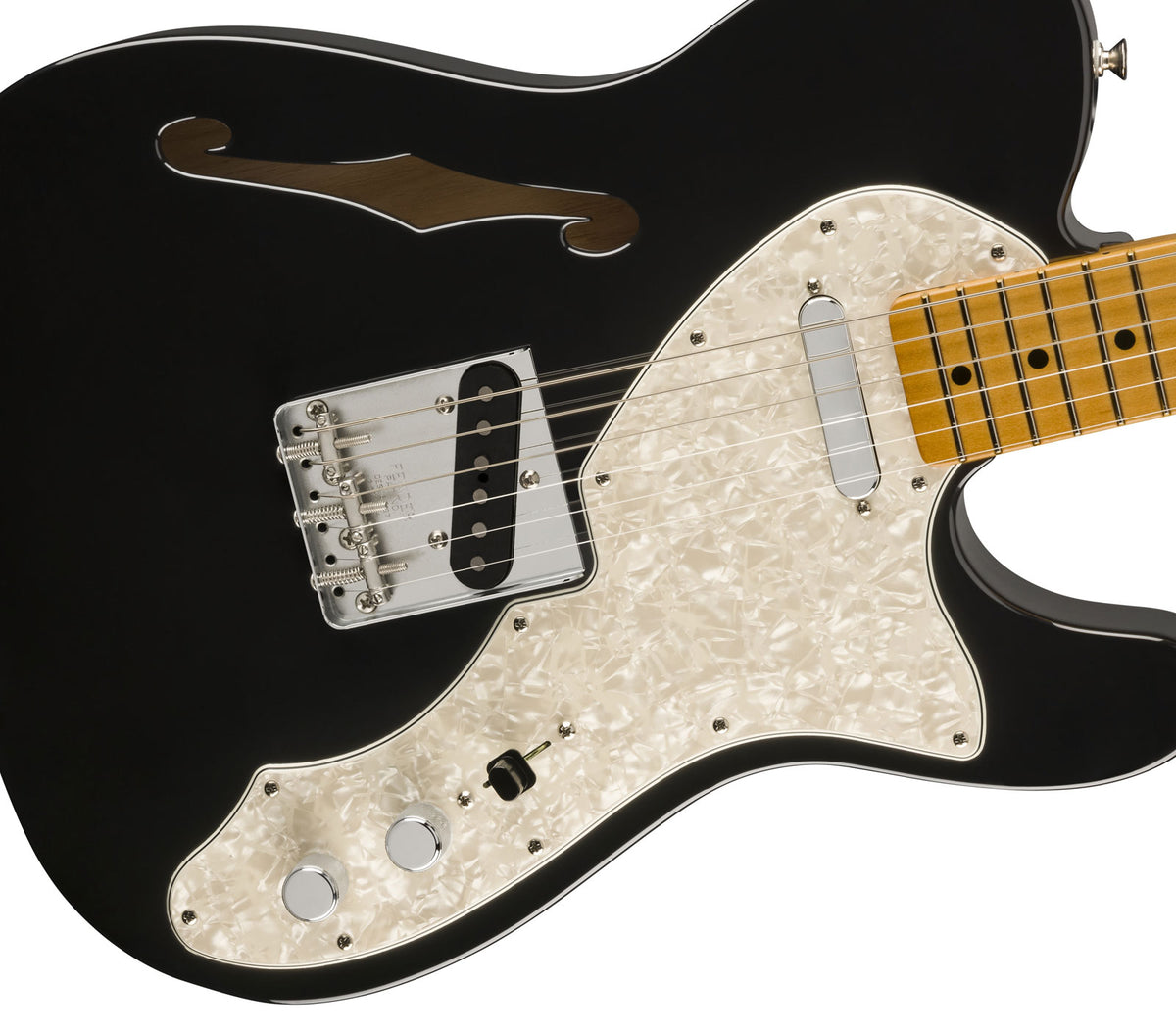 Telecaster 60s Thinline Vintera II MN Schwarz