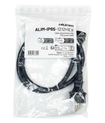 IP65-Netzkabel für IP Par 1212 Hex