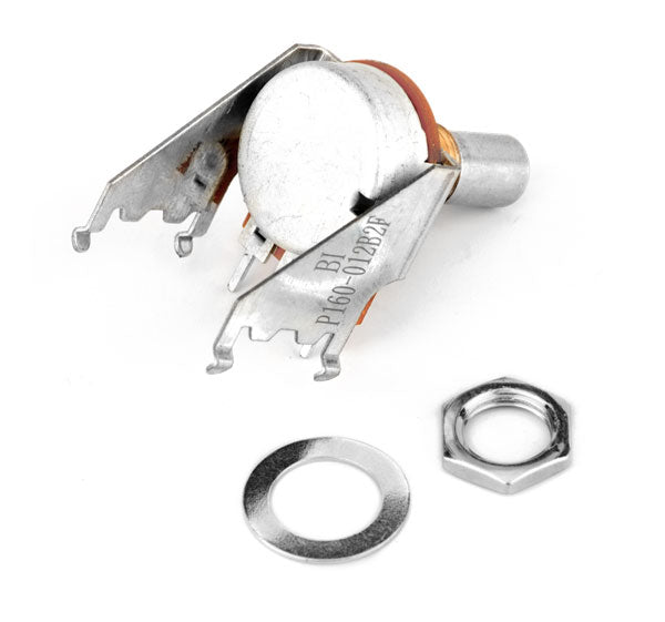Fender 250K 15A Potentiometer mit logarithmischer Audiokennlinie, Einrastbauweise und Vollachse
