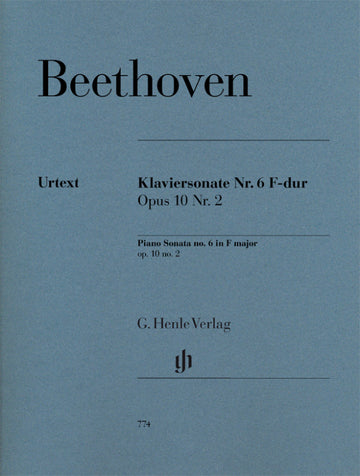 Beethoven L.V. - Klaviersonate Nr.6 F-Dur Op.10 No.2