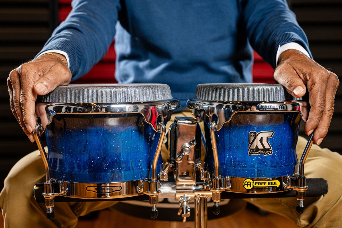 WKT400BW - Artist Bongo William "Kachiro" Thompson 7" & 8 1/2" Blue Wave