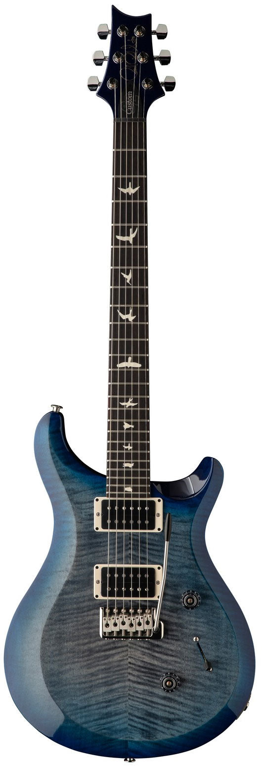 Custom 24 S2 Verblasstes Grau Schwarz Blau Burst