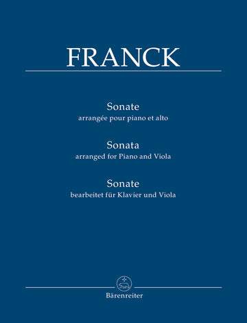 Franck Cesar - Sonate Arrangee Pour Alto & Piano