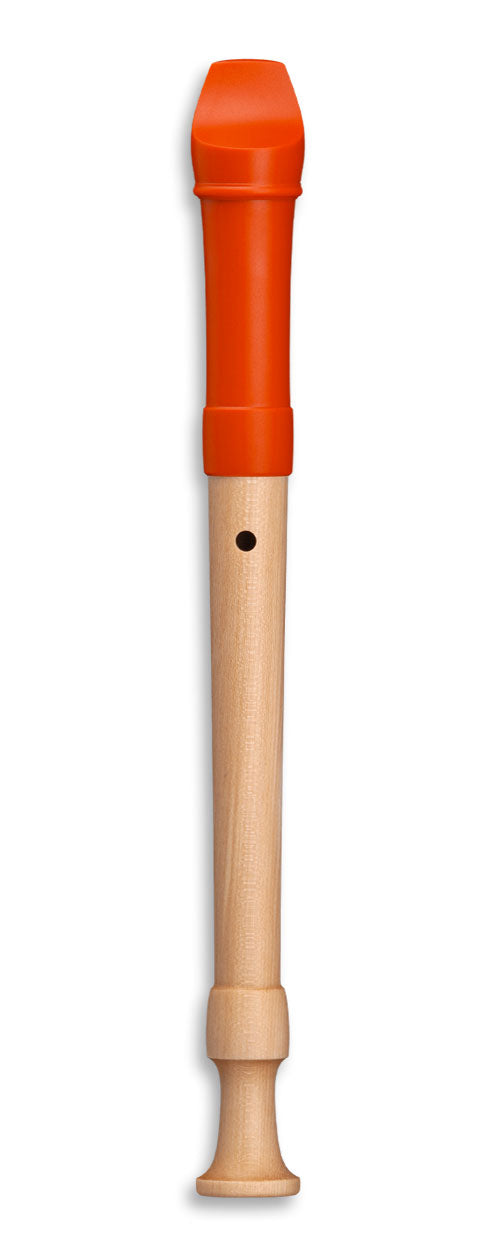 Sopran Fipple 17414 - Orange (Barock-Griffweise)