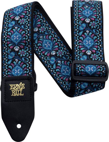 Ernie Ball INDIGO ORCHID JACQUARD GUITAR STRAP