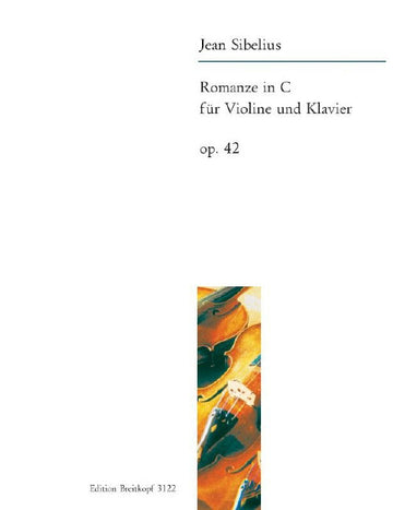 SIBELIUS JEAN - ROMANZE IN C OP. 42 - VIOLIN UND PIANO