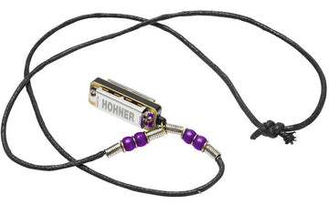 Mini Harp Halskette Violett - 4 Löcher