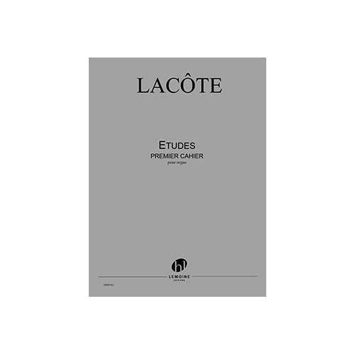 Lacote - Etudes 1er Cahier - Orgue