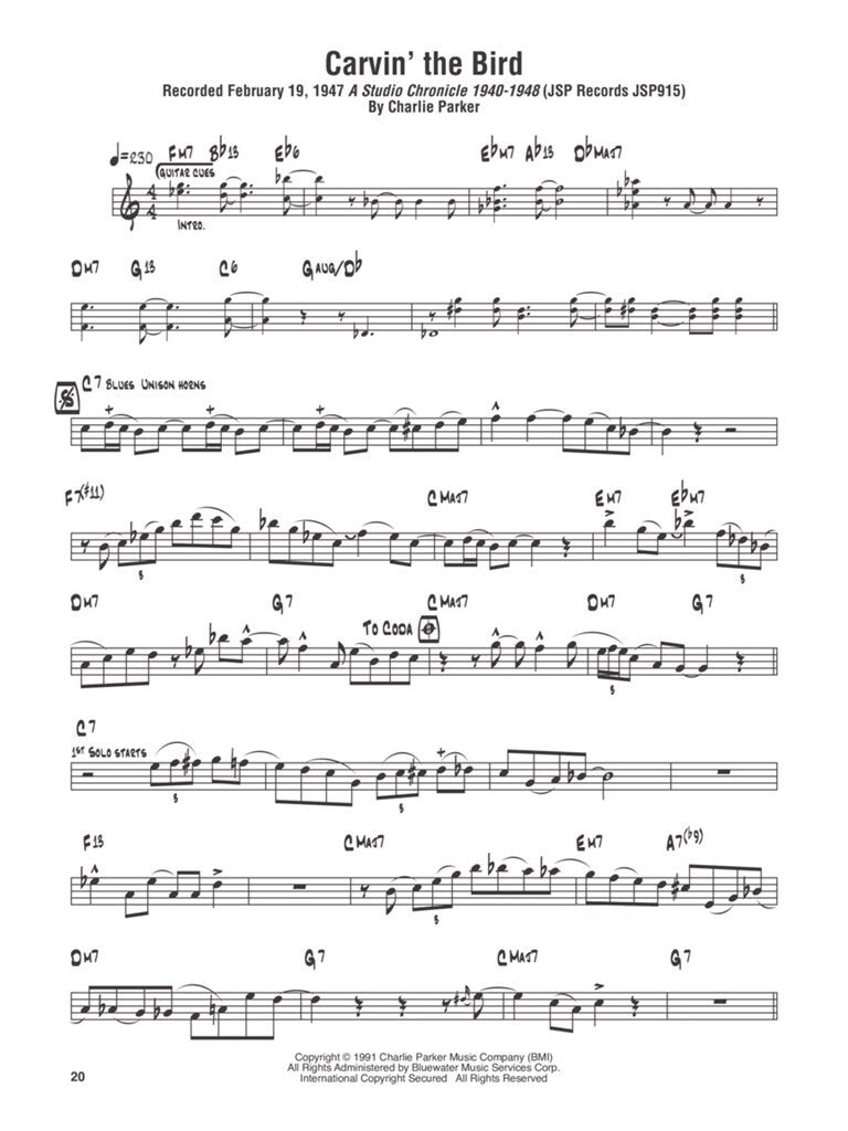 Parker Charlie - Omnibook Vol.2 in Es