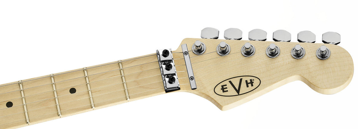 EVH Striped Series Shapes, MN Weiss und Schwarz