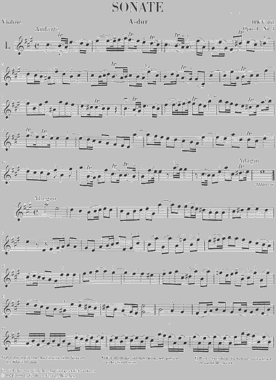 Haendel G.H. - 7 Sonatas For Violine And Basso Continuo