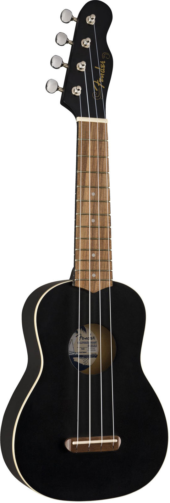 Venice Sopran-Ukulele WN Schwarz