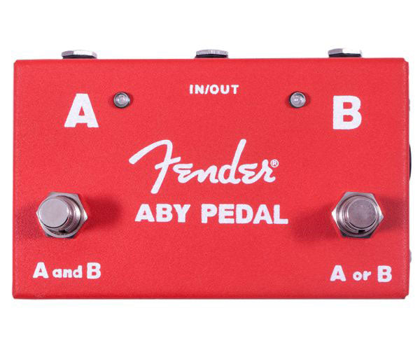 2-Schalter-ABY-Pedal, rot