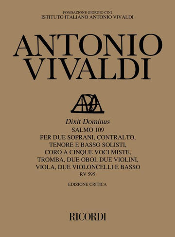 Vivaldi - Dixit Dominus. Salmo 109 RV 595 - Score
