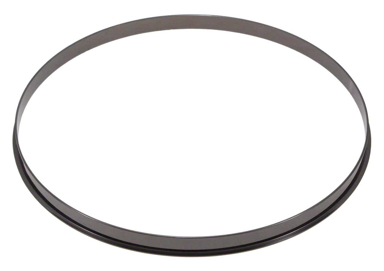 HSFL23-10BK - 10" SPANNREIFEN SCHWARZE EINFACHE FLANSCH 2.3MM