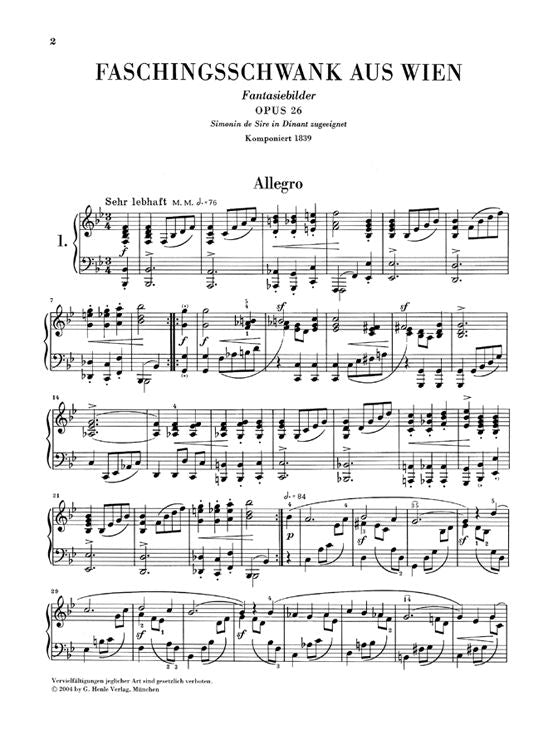Schumann R. - Carnival Of Vienna Op. 26