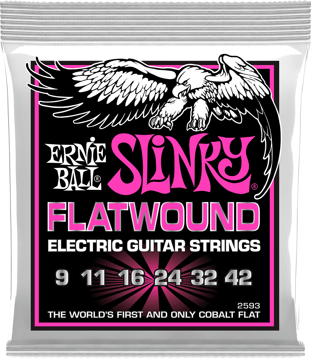 2593 FLATWOUND SUPER SLINKY FLATWOUND 09 - 42