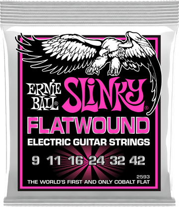 2593 FLATWOUND SUPER SLINKY FLATWOUND 09 - 42