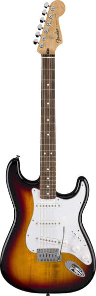 Standard Stratocaster LRL Weißes Schlagbrett 3-Color Sunburst