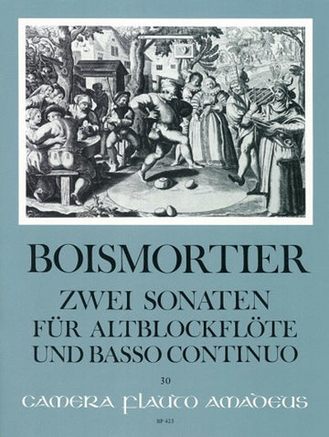 BOISMORTIER - 2 SONATES OP.27 - FLUTE A BEC & BC