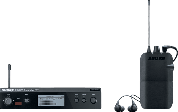 Shure PSM 300 - PACK MIT SE112 INEAR HORER - K3E