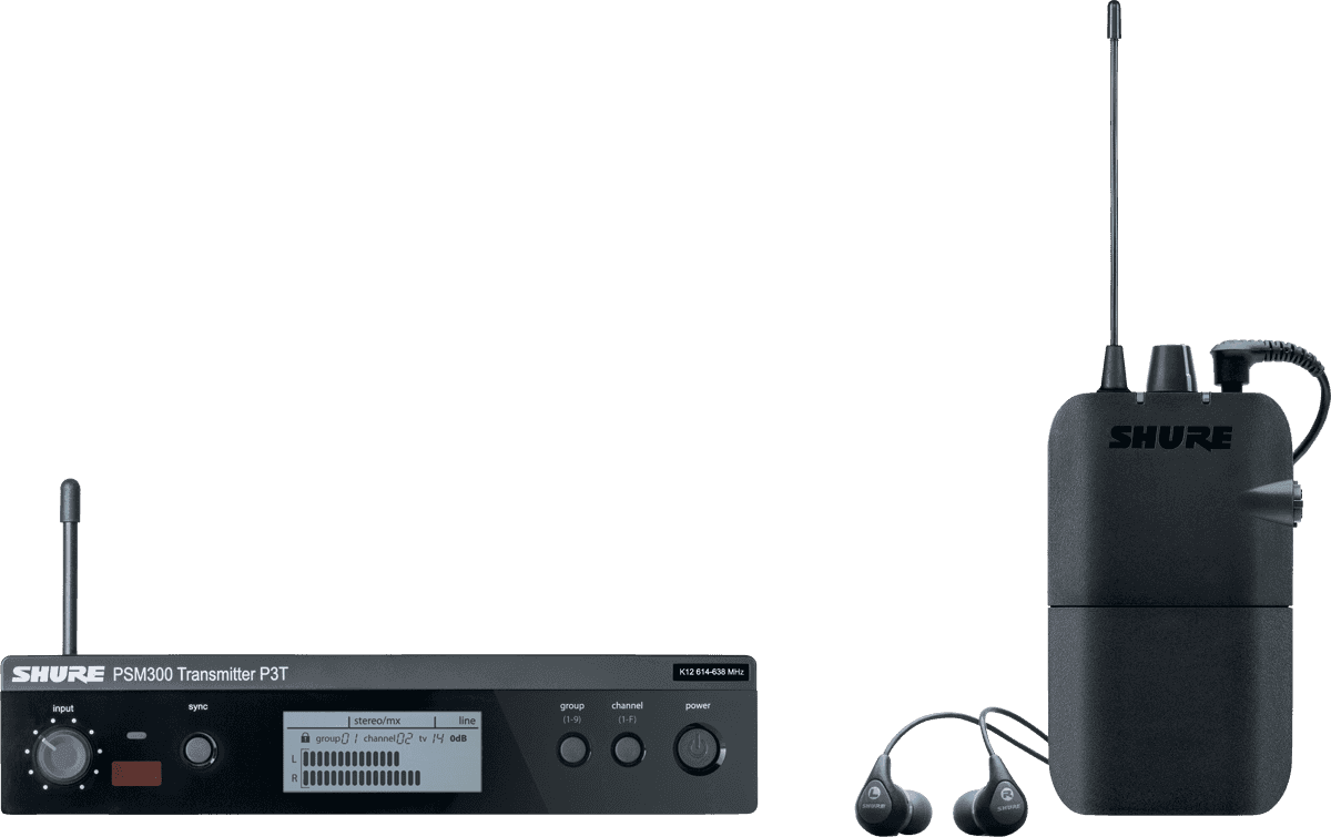 PSM 300 - PACK MIT SE112 INEAR HORER - K3E