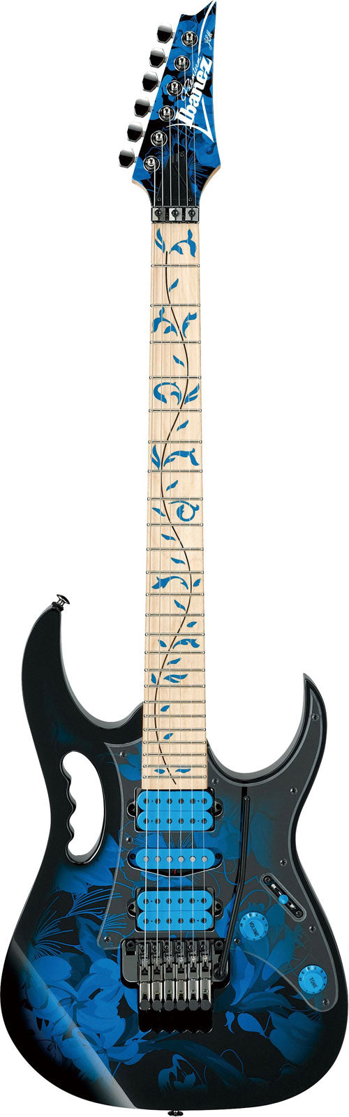 Ibanez JEM77P-BFP Blaues Blumenmuster Signature Steve Vai Premium