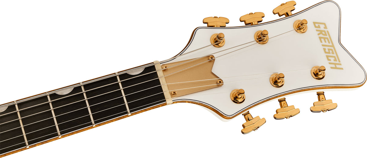 Synchromatic Falcon Hollowbody Single-Cut mit Bigsby EBO Snowcrest Weiß
