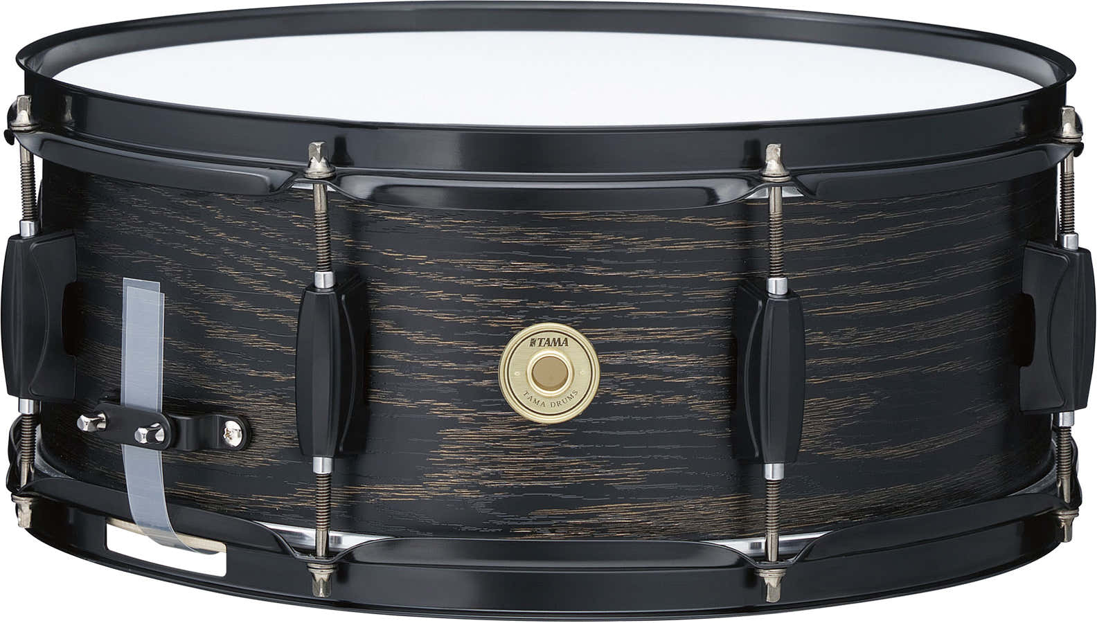 WOODWORKS 14X5.5 SNARE DRUM BLACK OAK WRAP