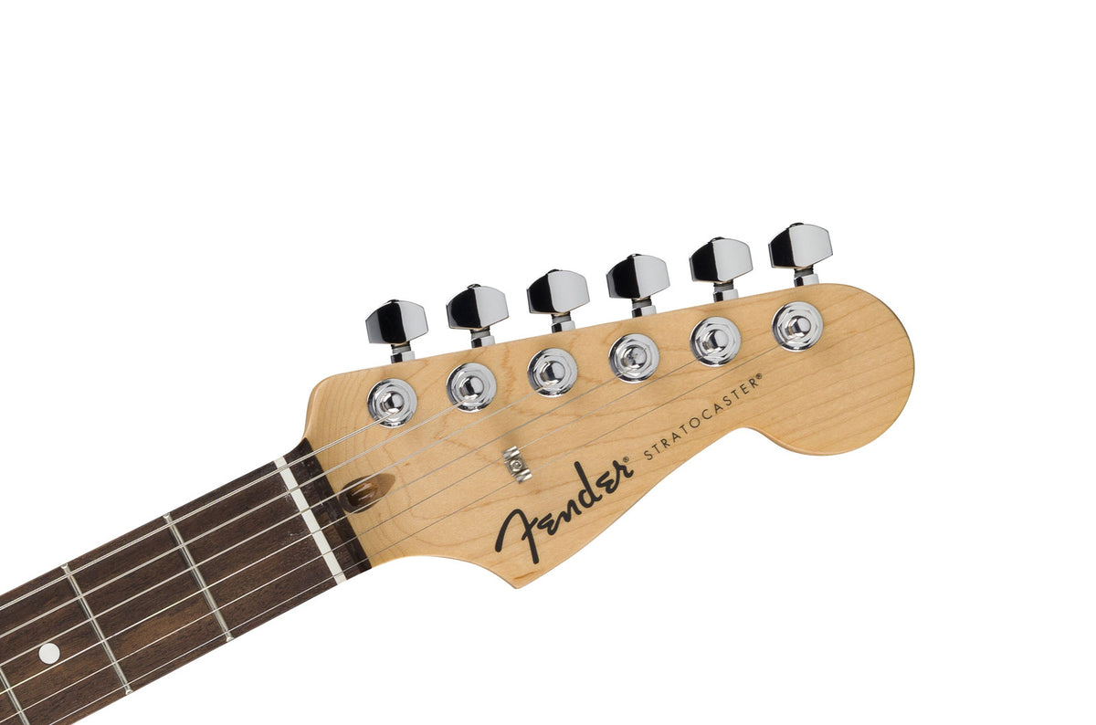 Standard Stratocaster LRL Weißes Schlagbrett Aqua Marine Metallic