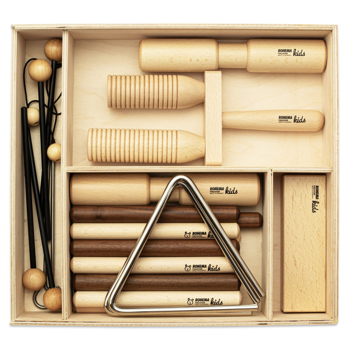 Rohema KIDS PERCUSSION SET - 12 INSTRUMENTS - 3+