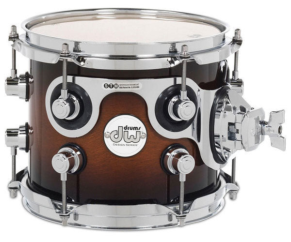 DW Drum Workshop Tom 8X7" Design Tabak Burst