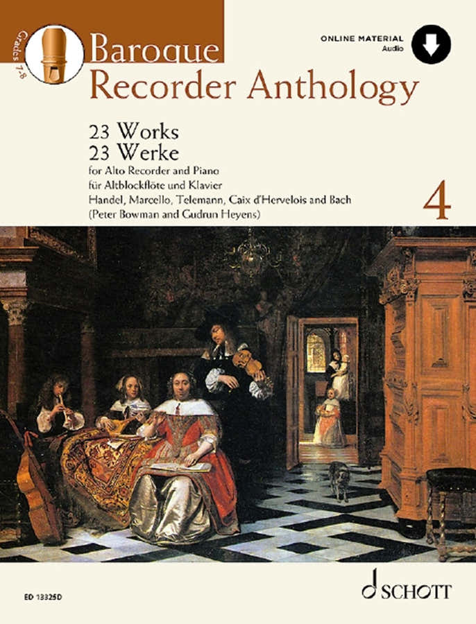 Bowman P./ Heyens G. - Baroque Recorder Anthology Vol.4 + Audio En Ligne