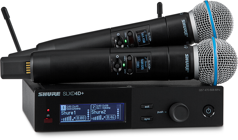Shure SLXD24D+E-B58-G65