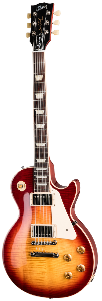 Gibson Electric Les Paul Standard 50s Gemaserte Decke Heritage Cherry Sunburst Original