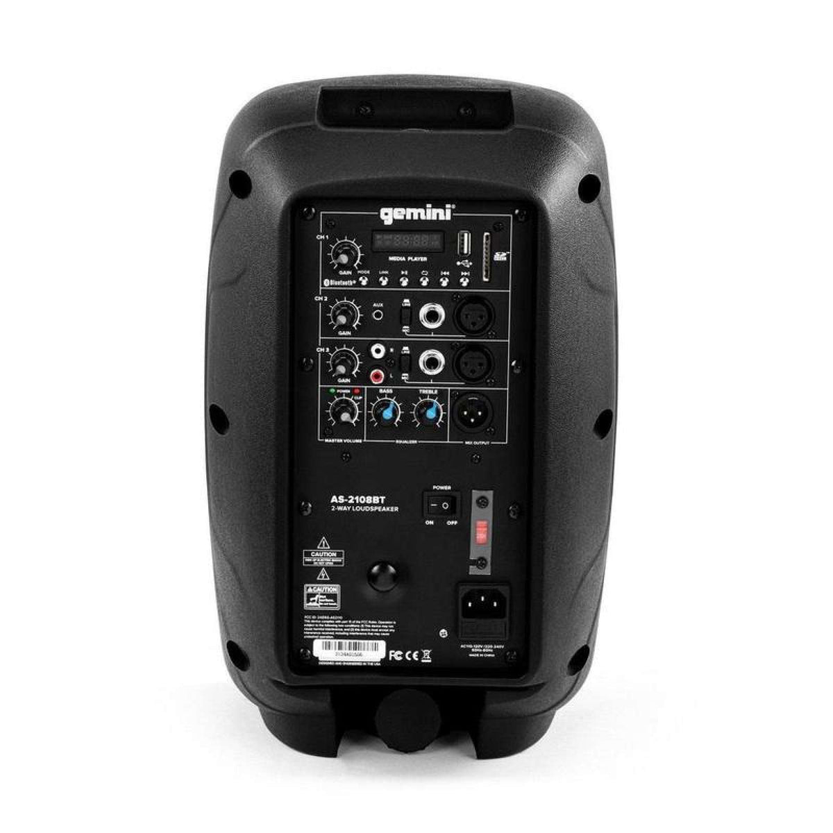 AS-2108bt - Aktivlautsprecher 8 Zoll Bluetooth