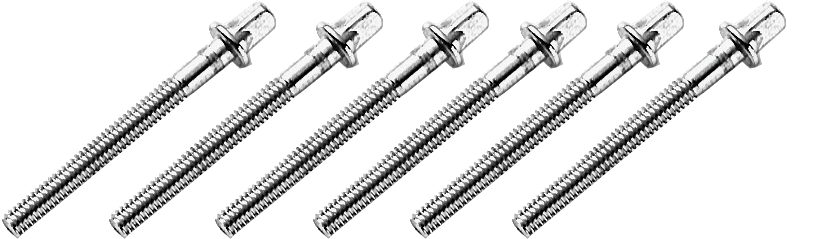 SST5052-6 - STAINLESS STEEL TENSION RODS 52MM (X6)