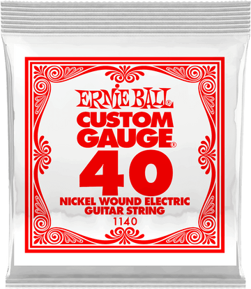 .040 NICKEL WOUND ELECTRIC GUITAR STRINGS