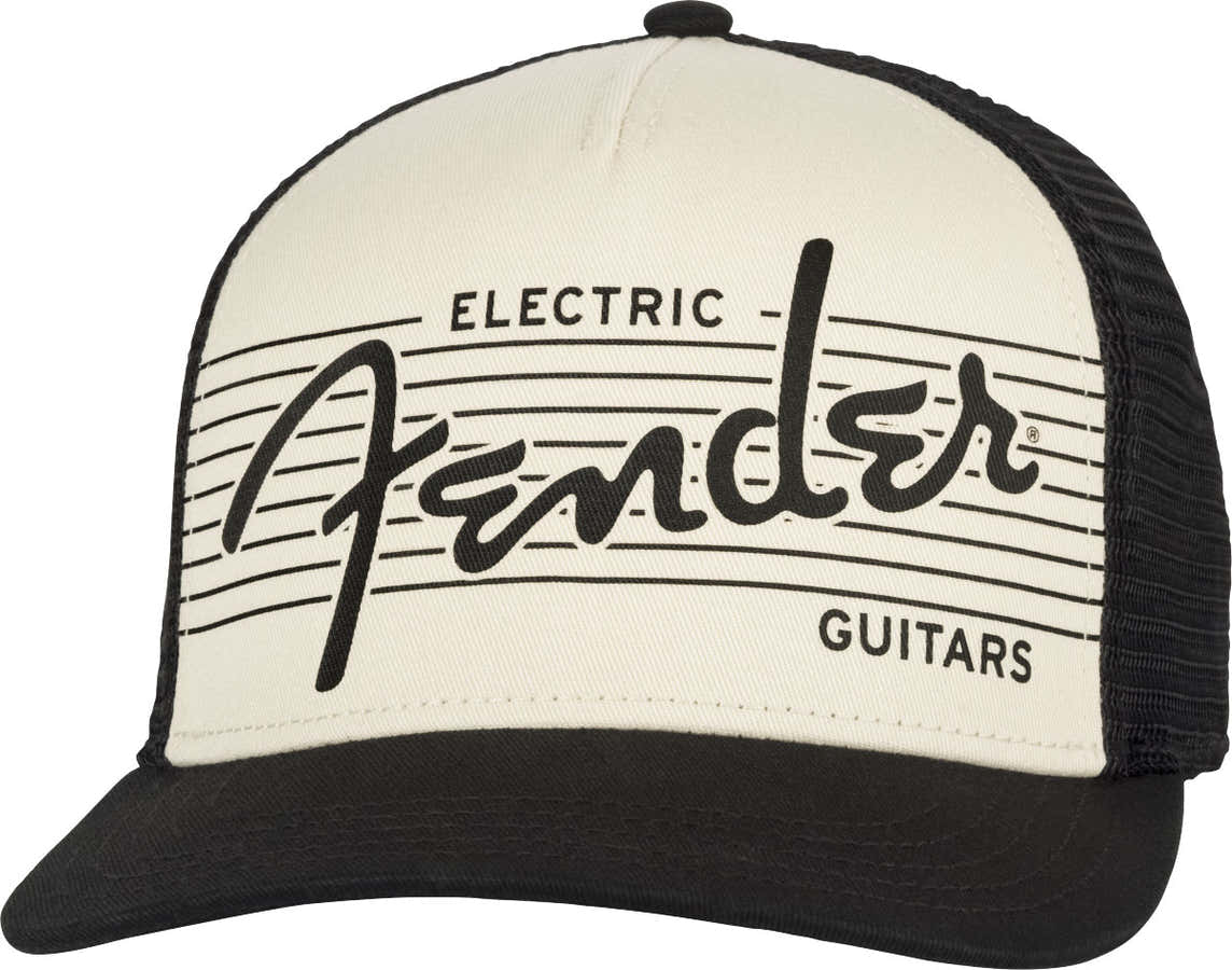 Fender Elektrischer Hut Schwarz/Creme Einheitsgröße