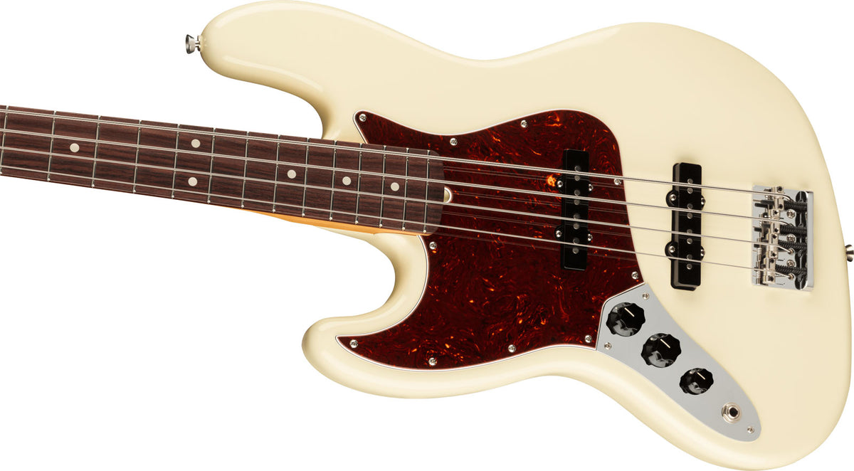 Jazz Bass Lh American Professional II Rw Olympic White