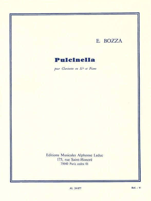 Pulcinella For Clarinet And Piano