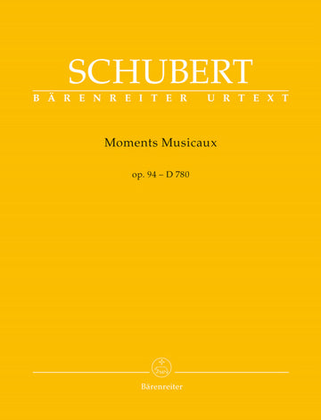 SCHUBERT FRANZ - MOMENTS MUSICAUX OP.94 D 780