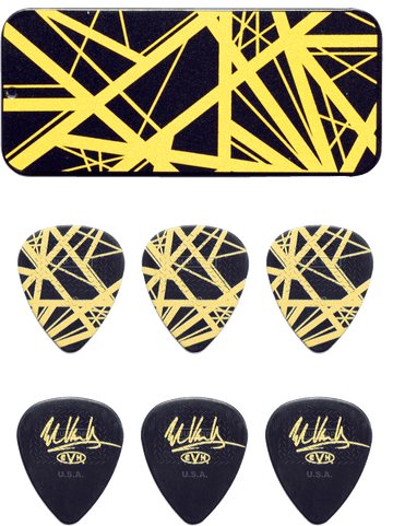 6 x 0,60mm EVH Schwarz/Gelb Dose