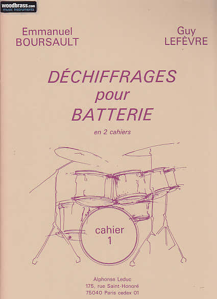 Boursault / Lefevre - Blattlesen für Schlagzeug Heft 1