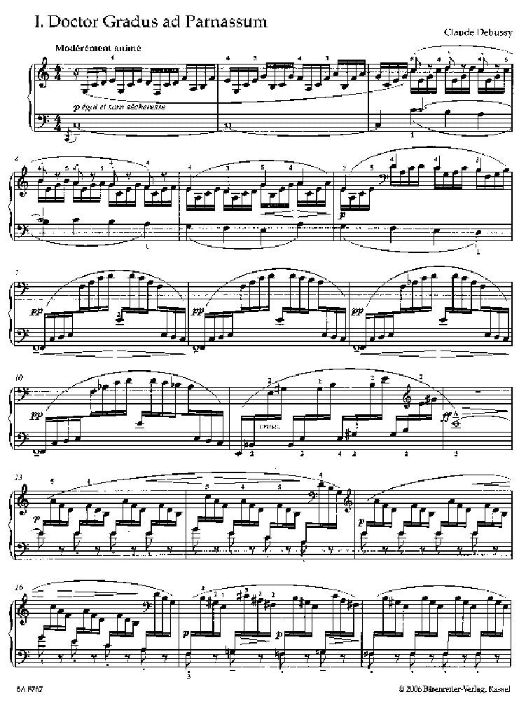 Debussy Claude - Children's Corner - Klavier