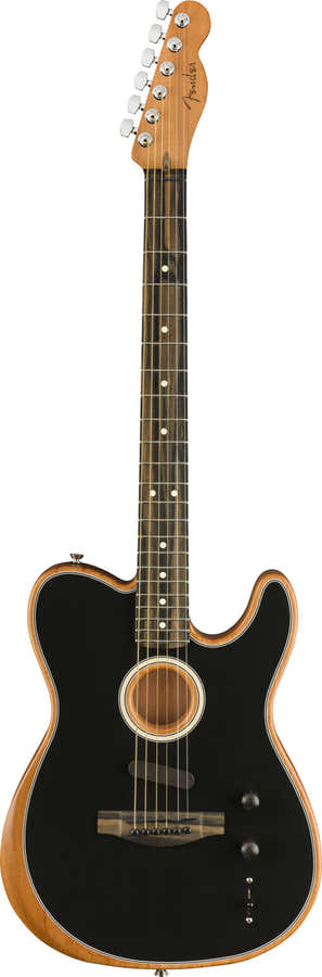 Telecaster American Acoustasonic Ebo Schwarz